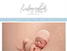 Tablet Screenshot of lindseyculverphotography.com
